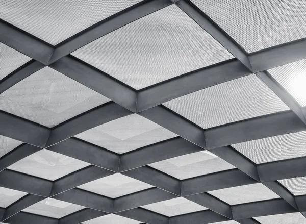 Çelik çerçeve Çatı yapısı deseni Mimari detaylar — Stok fotoğraf