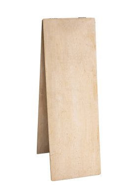 Tahta tabela. Boş. Tabela tezgahı süslemesi.