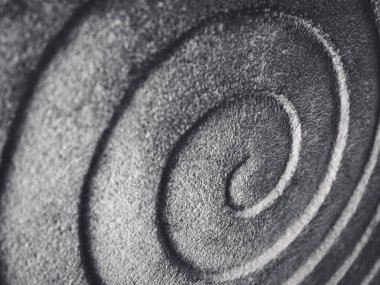 Mimari ayrıntılar Çimento Doku Spiral oyma Soyut arka plan