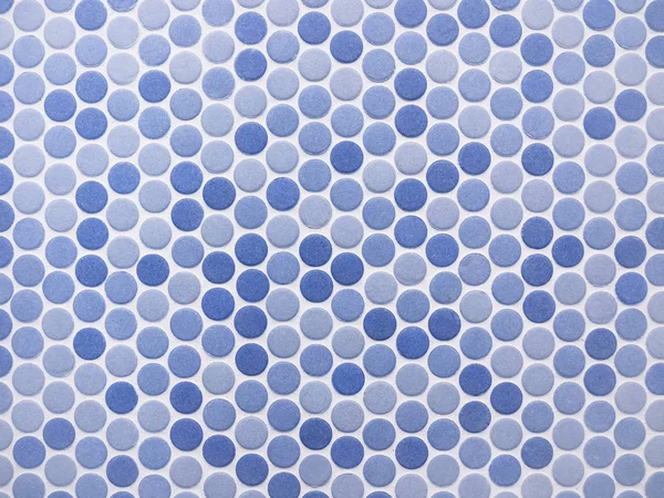 Синій круг кругла черепична мозаїка стіна градієнт колір Орнамент візерунок — стокове фото