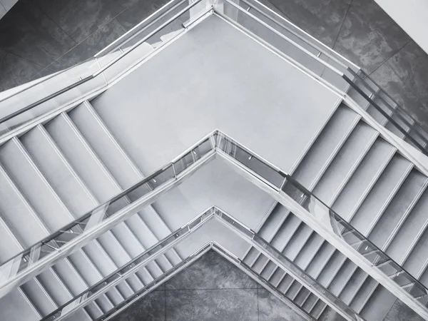 楼梯台阶透视结构细节 — 图库照片