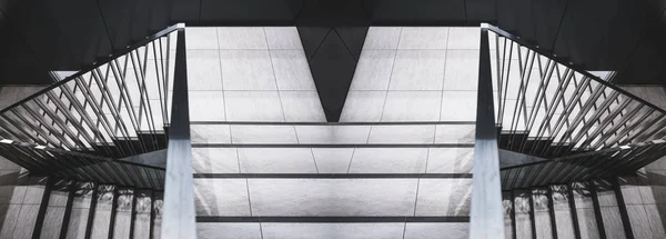 Scale gradino edificio interno dettagli di architettura — Foto Stock