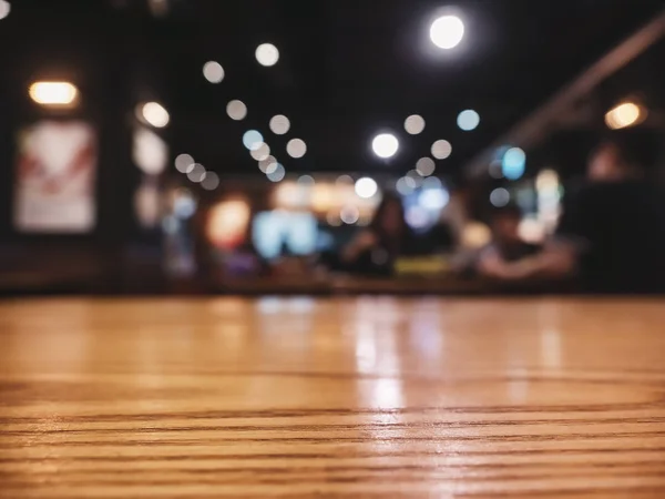 Tavolino da banco Bar ristorante sfondo interno illuminazione decorazione — Foto Stock