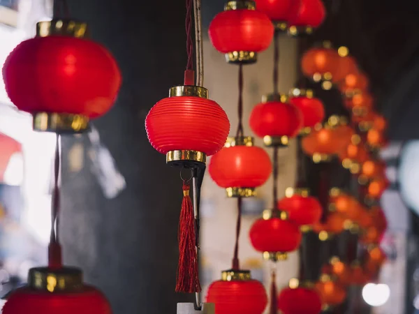 Iluminación linterna de la decoración del festival chino — Foto de Stock