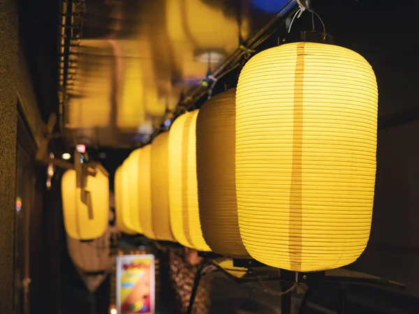 Papperslampa Belysning Japansk festival — Stockfoto