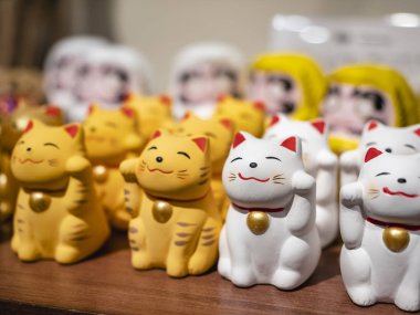 Japonya Hediyelik Maneki neko Lucky kedi Dükkanı zanaat ürün Seramik bebek 