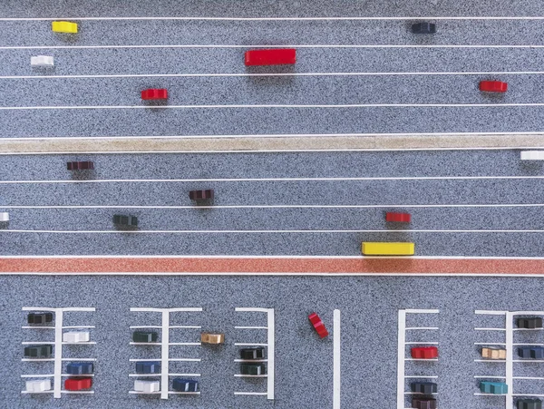 Architecture Model City street Parking lot Urban Town cityscape — Stok fotoğraf