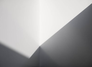 Beyaz duvar Soyut arkaplan aydınlatma gölgesi 