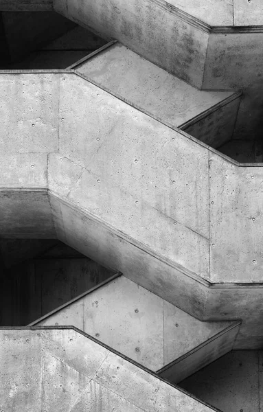 Architektur Detail Zement Beton Treppen Bau Bau Industrie Hintergrund — Stockfoto