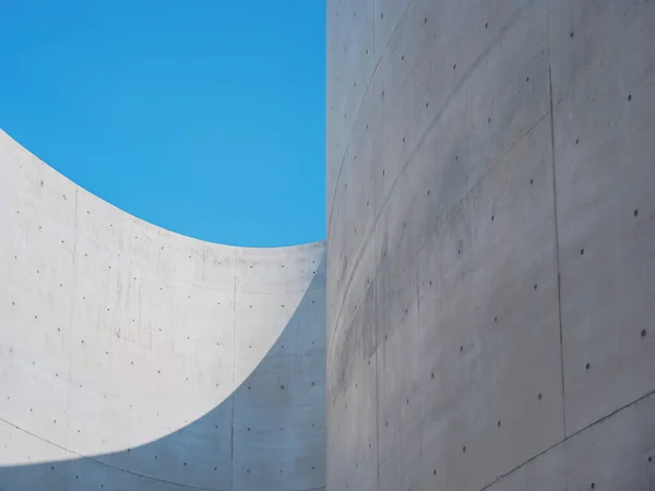 Mimarlık Ayrıntıları Çimento Eğrisi Modern Alan Özeti — Stok fotoğraf