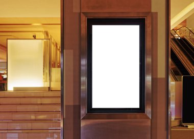 Pankart boş ışık kutusu uydur İçerideki halka açık bina reklamları