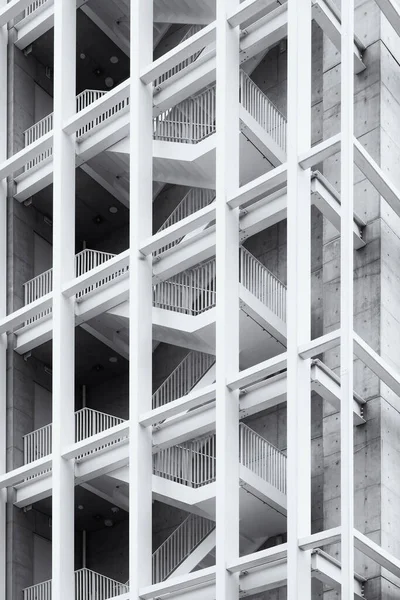 Stahltreppen Leiter Modernes Gebäude Außen Architektur Details — Stockfoto