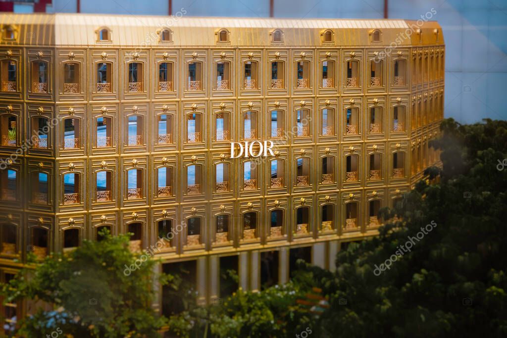 Dior Gold House New Concept Store In Bangkok Luxury brand pop up store business : Bangkok, Thailand - Aug 26, 2025