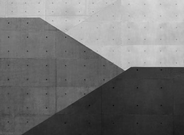 Beton beton duvar gri arka plan Modern bina alanı mimarisi Soyut arkaplan ayrıntıları