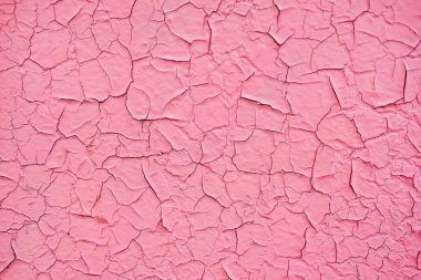 Doku kırık pembe boya. Peeling doku duvar. Rustik grunge malzeme desen.