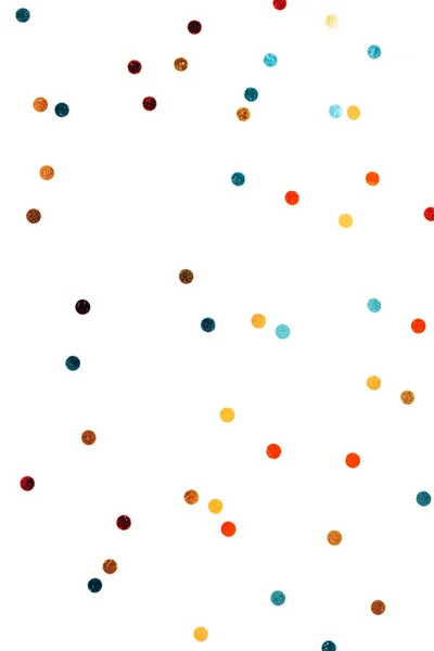 Cerchi Glitter Multicolori Isolati Bianco Sfondo Perfetto Tuo Design — Foto Stock