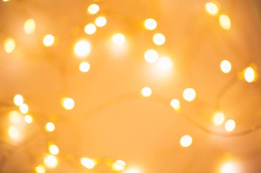 Bulanık altın şenlikli ışıklar. Noel zaman kavramı. Mükemmel yeni yıl zemin. Parti konsept.