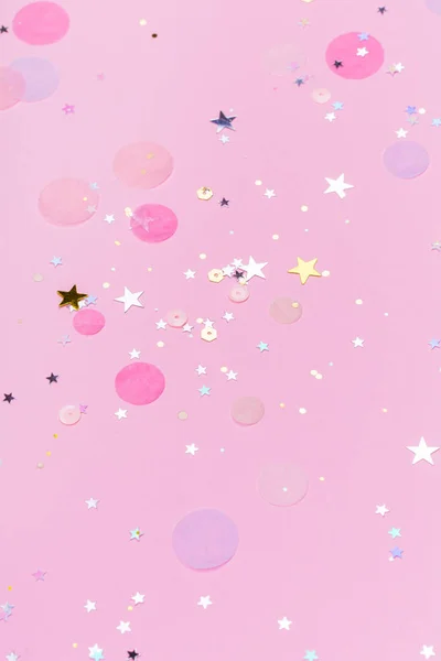 Pastel festive background with sparkles. — Stock Photo, Image