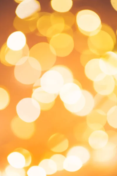 Blurred golden festive lights — Stock Photo, Image