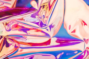 Parlak holografik folyo arka plan