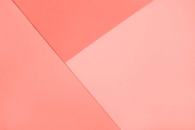 Yaşam mercan soyut geometrik Kağıt arka plan. Yıl 2019 rengi. Ana eğilim kavramı.