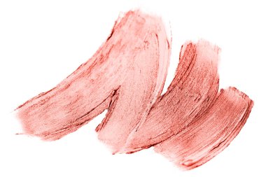 Güzel dokulu yaşam mercan kontur beyaz arka plan rengi 2019 yılın üzerinde izole. Ana eğilim kavramı.