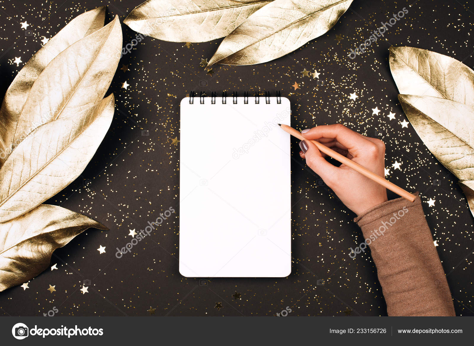 Goal Lift New Year Holiday Decorations Notebook Clean Note Book