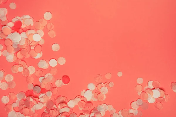 Πολύχρωμα Κομφετί Εορταστική Επίπεδη Lay Στυλ Ispired Από Χρώμα Του — Φωτογραφία Αρχείου