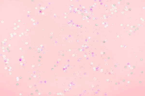 Pink background with sparkles — Stock Photo, Image