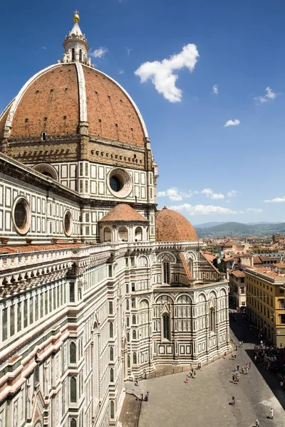 Flore'deki Santa Maria del Fiore Katedrali'nin Dramatik Manzarası — Stok fotoğraf