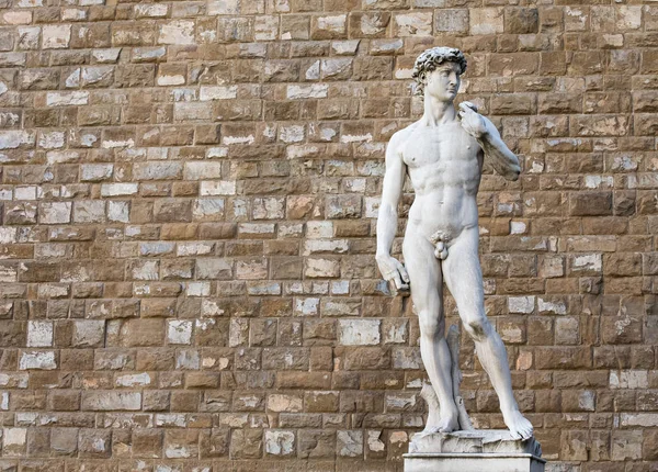 Давида Мікеланджело у Флоренції, Італія — стокове фото