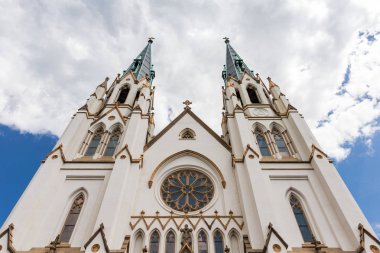 Cathedral of St John the Baptist in Savannah, GA clipart