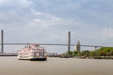 Savannah Nehri üzerinde Paddlewheel Tekne Cruise
