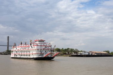Savannah Nehri üzerinde Paddlewheel Tekne Cruise