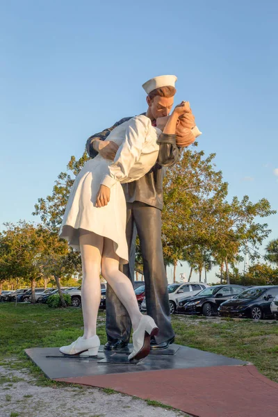 Unconditional Surrender Statue Stock Image