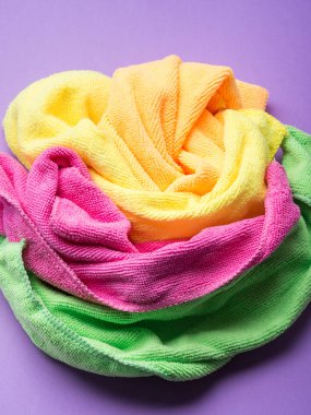 Mikrofiber Temizlik bezleri ile arka plan