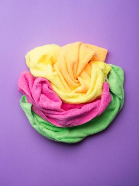 Mikrofiber Temizlik bezleri ile arka plan