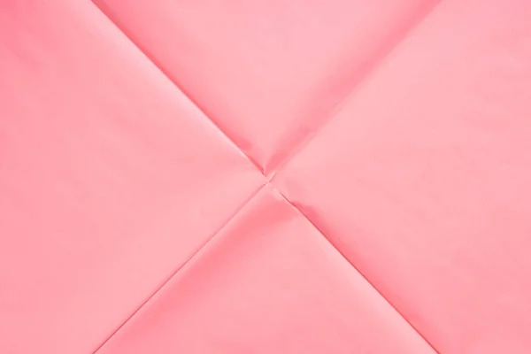 Rózsaszín papír háttér gyűrődések textúra — Stock Fotó