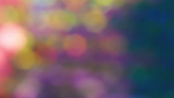 Abstrait flou sequin couleur bokeh lumière — Video