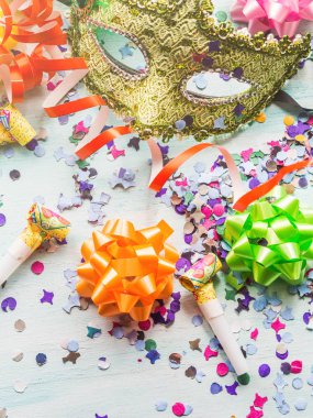Renkli cranival Mardi Gras arka plan
