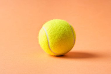 Turuncu soyut arka plan tenis topu