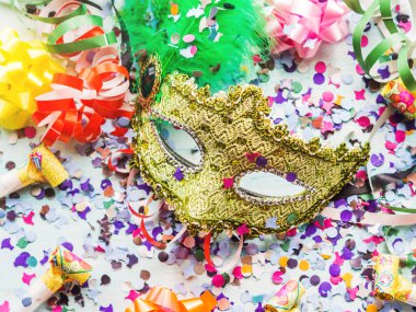 Renkli cranival Mardi Gras arka plan