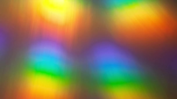 Arcobaleno astratto luce splendente sfondo — Video Stock