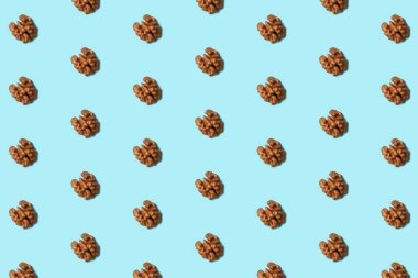 Cevizli kusursuz desen. Soyut arkaplan.