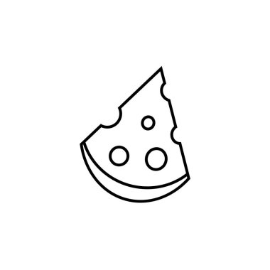 parça peynir - vektör çizim