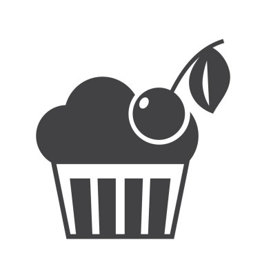 şablon şablon - kek kiraz ile - devre