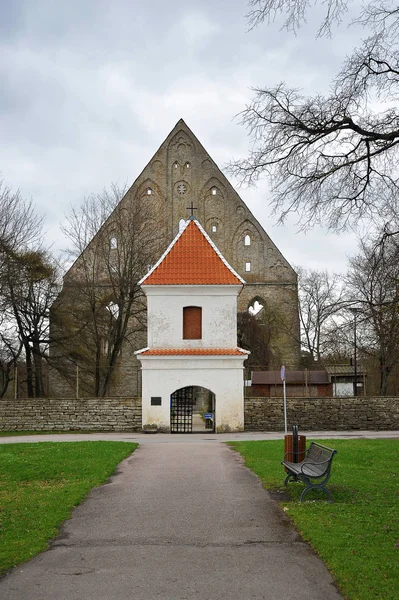 Tallinn Estonia May 2018 Ruins Monastery Saint Brigitta Pirita Tallinn — Stock Photo, Image