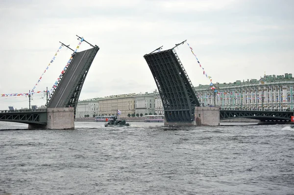 Petersburg Russland Juli 2018 Vorbereitung Für Die Marineparade Petersburg Der — Stockfoto