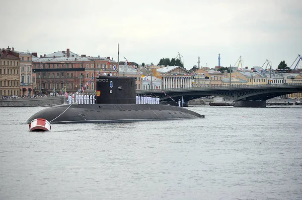 Petersburg Russland Juli 2018 Vorbereitung Für Die Marineparade Petersburg Der — Stockfoto