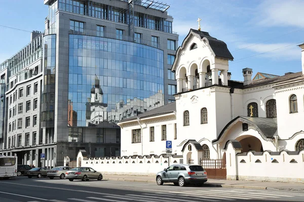 Εκκλησία Αγίας Πετρούπολης Ρωσίας Αύγουστος 2018 Σήμα Της Θεοτόκου — Φωτογραφία Αρχείου